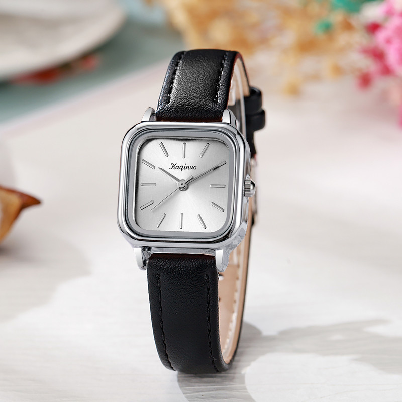 New square women's watch, female style, niche popular, high-end fashion, student quartz manufacturer wholesale women's watch