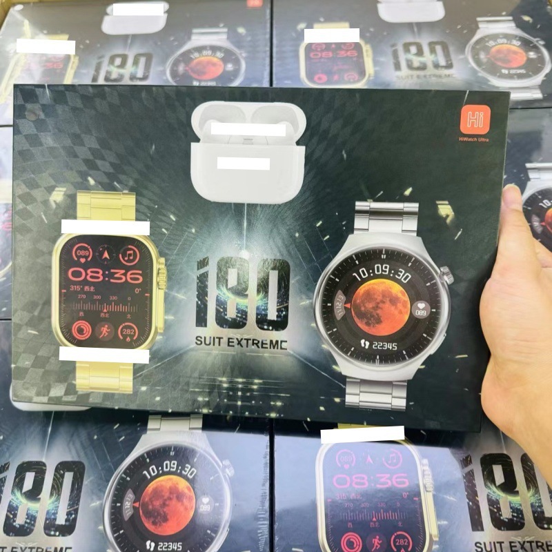 Cross border i80SUIT EXTREMC Health and Exercise Monitoring Hand Watch Set Bluetooth Call Smart Watch