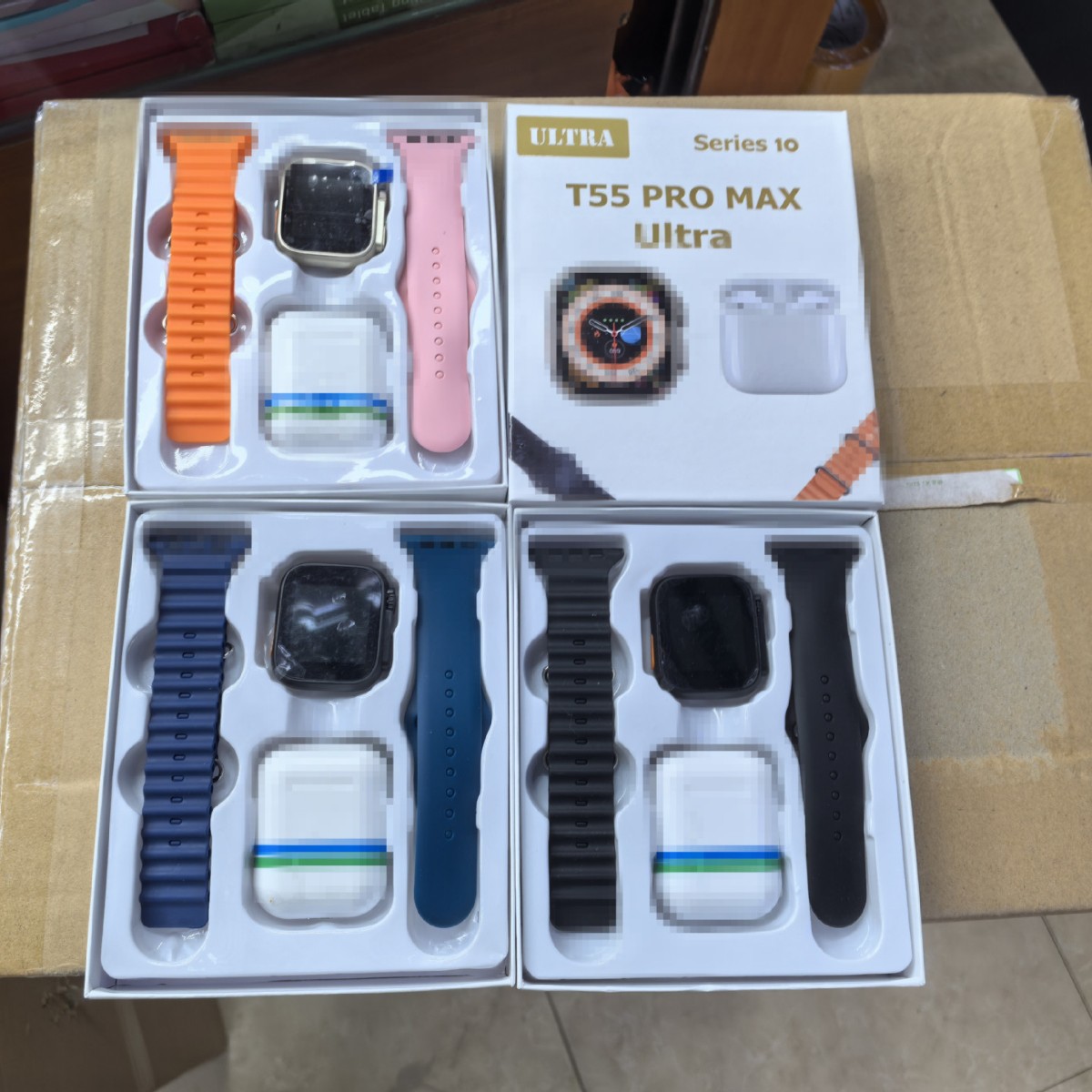 T55PRO MAX ULTRA3 smartwatch S10 Bluetooth call heart rate exercise monitoring step sleep health monitoring