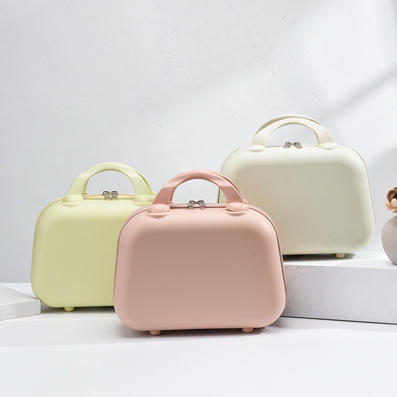 14 inch small tote box with hanging suitcase, personalized and portable small luggage box, student makeup bag factory direct supply