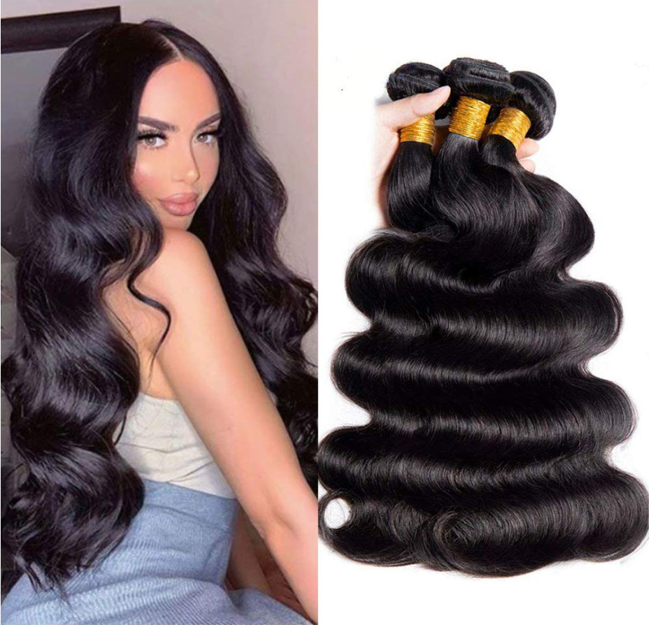 Factory wholesale natural color human hair curtain 9AVirgin Human Hair Bundle Bodywave