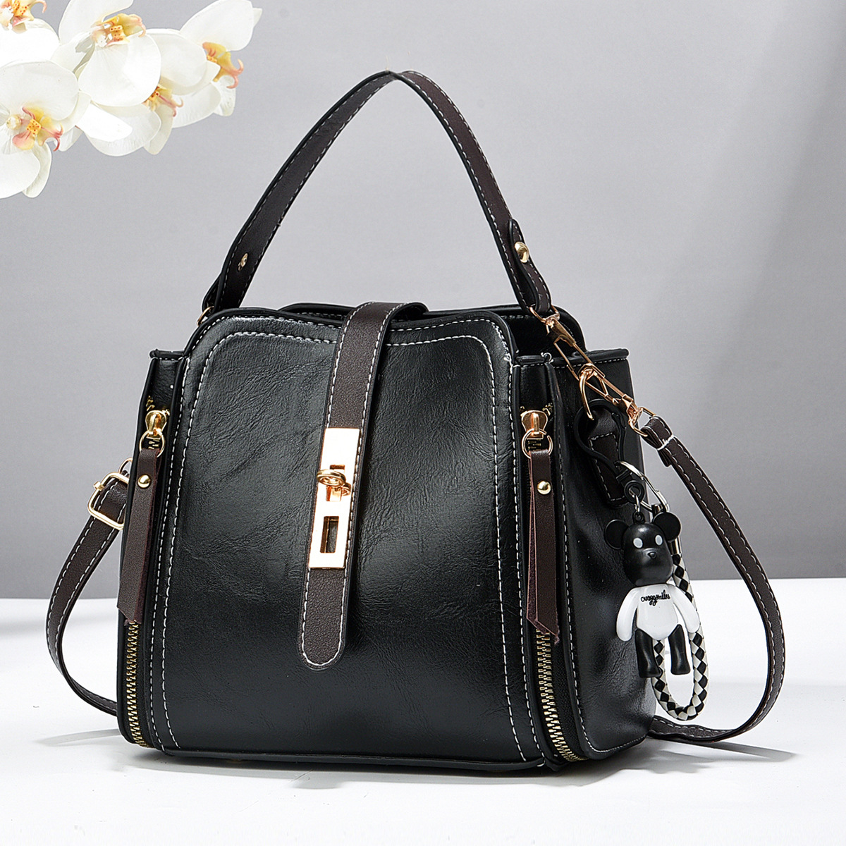 Bag Women 2025 New Fashionable Women's Bucket Bag Summer Versatile Crossbody Bag Student Handheld Shoulder Bag Delivery