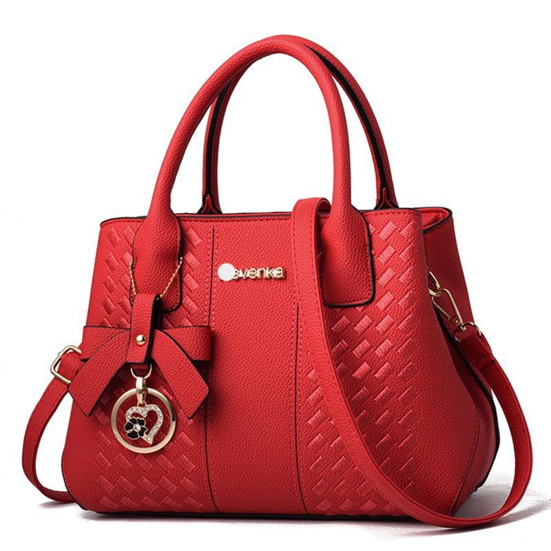 Bag Women 2025 European and American Fashion Handbag Trendy Middle aged Embroidery Thread Single Shoulder Crossbody Bag Handbag