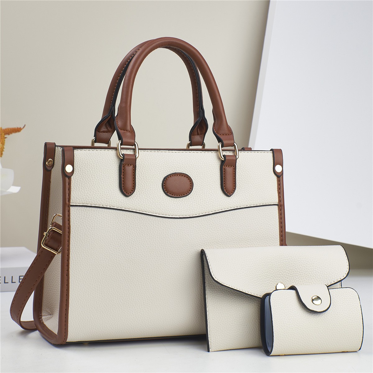 Fashion Mother and Child Bag 2025 New Soft Leather Set Bag Large Capacity Mom Single Shoulder Crossbody Bag