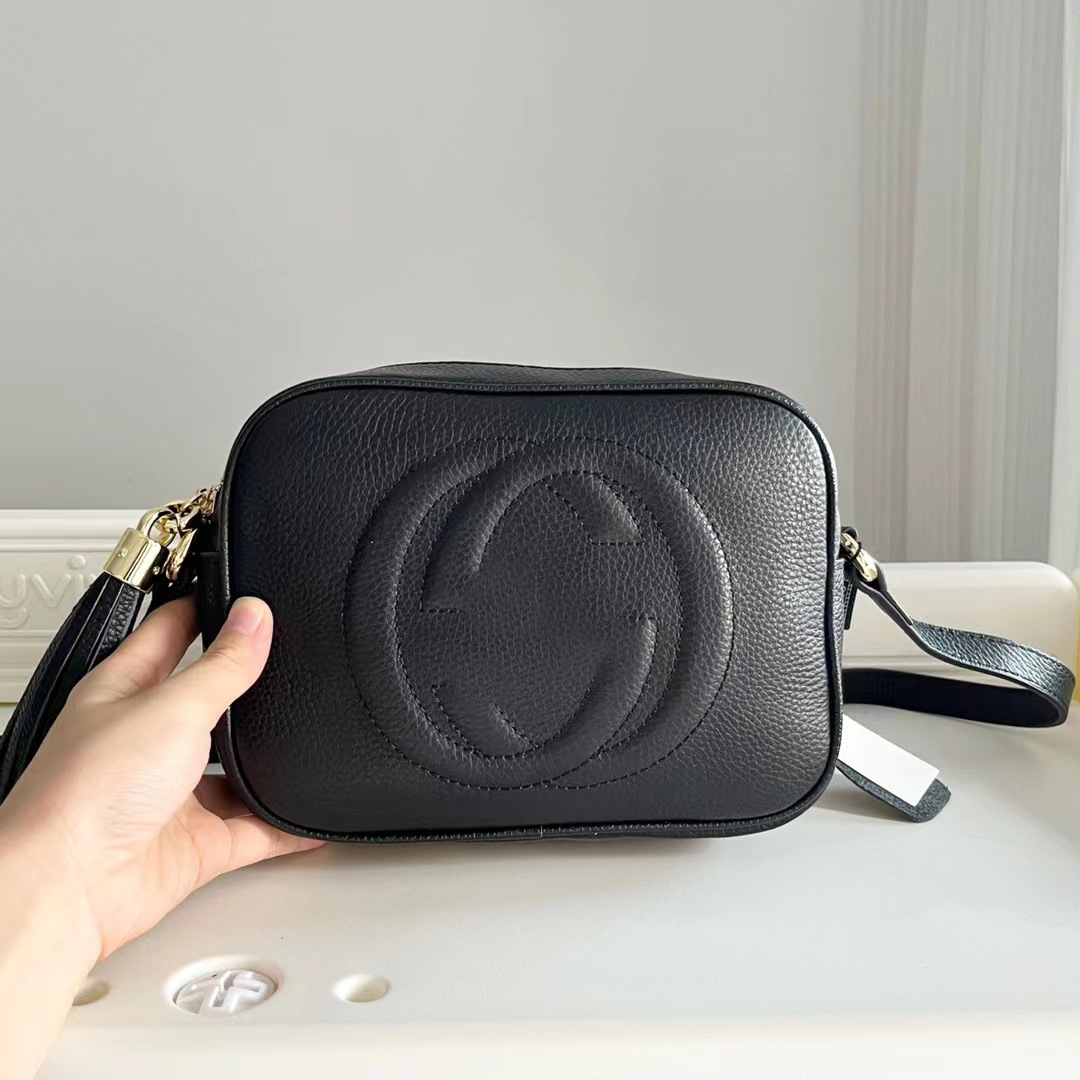 GG embossed leather tassel double G women's bag internet famous camera bag women's bag single shoulder diagonal cross bag 308364