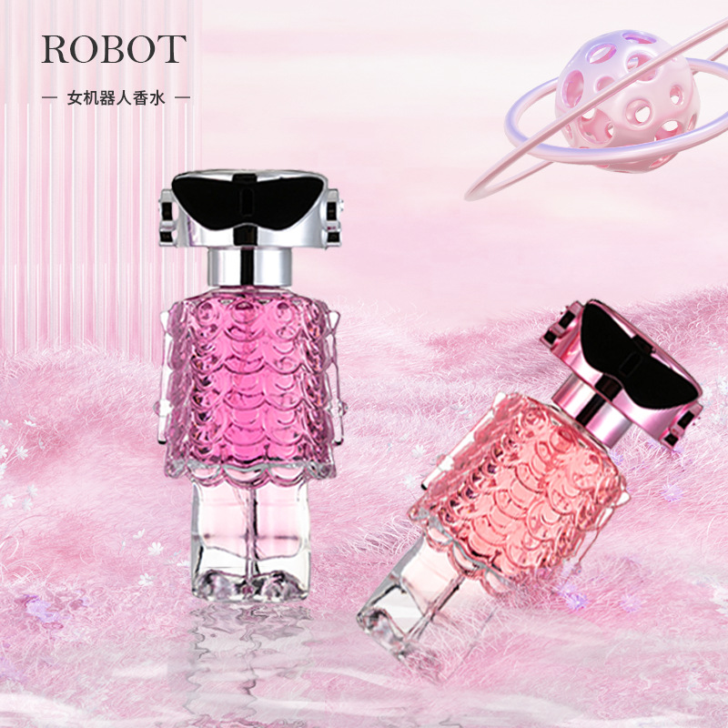 Cross border popular female robot ladies perfume, lasting female fragrance, elegant, Vietnam Middle East foreign trade factory wholesale