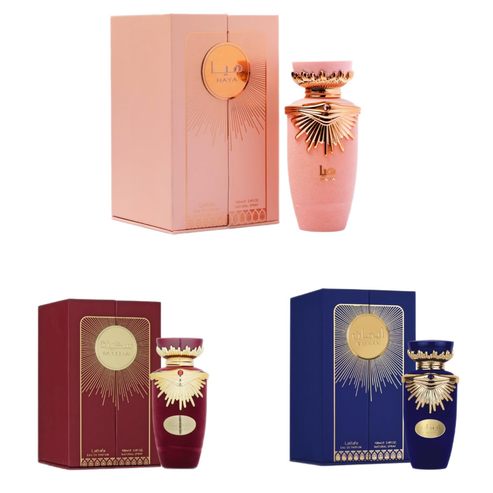 Cross border popular Lattafa Emaan Eau de Parfume double door Arab Middle East perfume