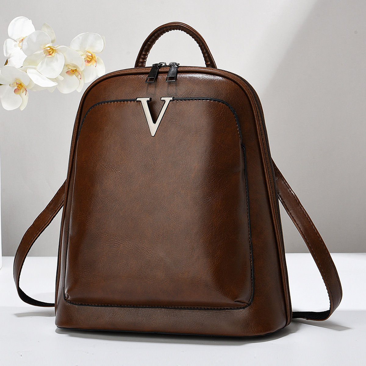 Trendy Backpack 2025 Women's Leisure Waterproof Travel Bag Computer Bag Backpack High School Junior High School Student Backpack