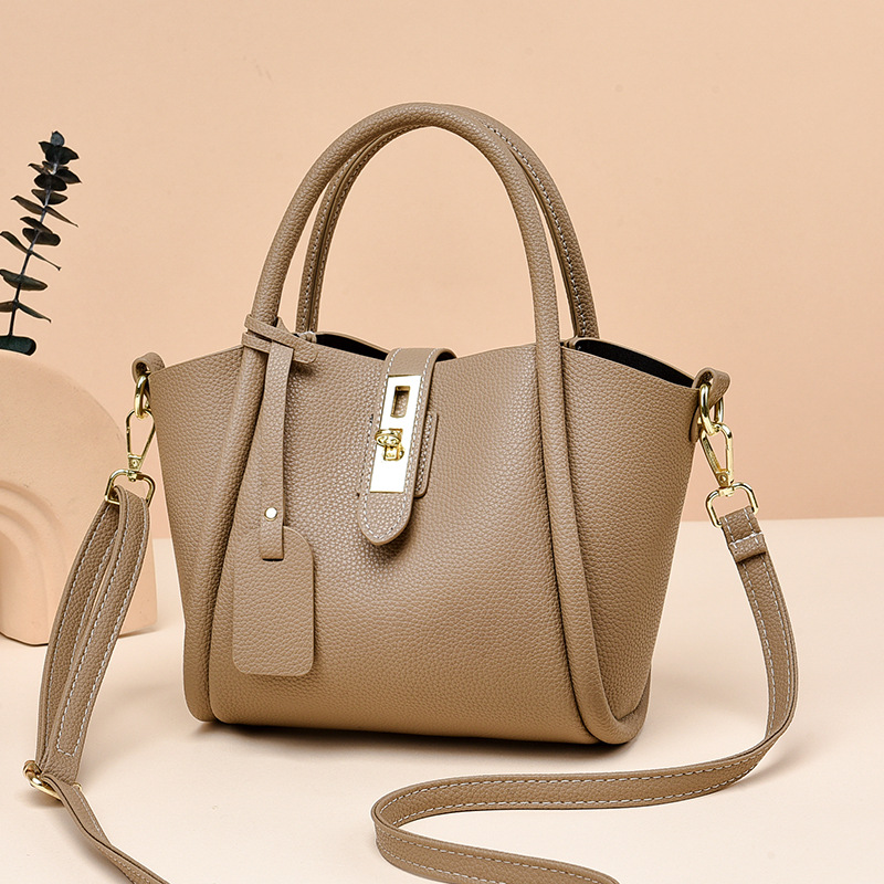 2025 New High end Gift Mom Fashion Versatile Internet Celebrity Basket Women's Bag Handheld Single Shoulder Cross Shoulder Women's Bag