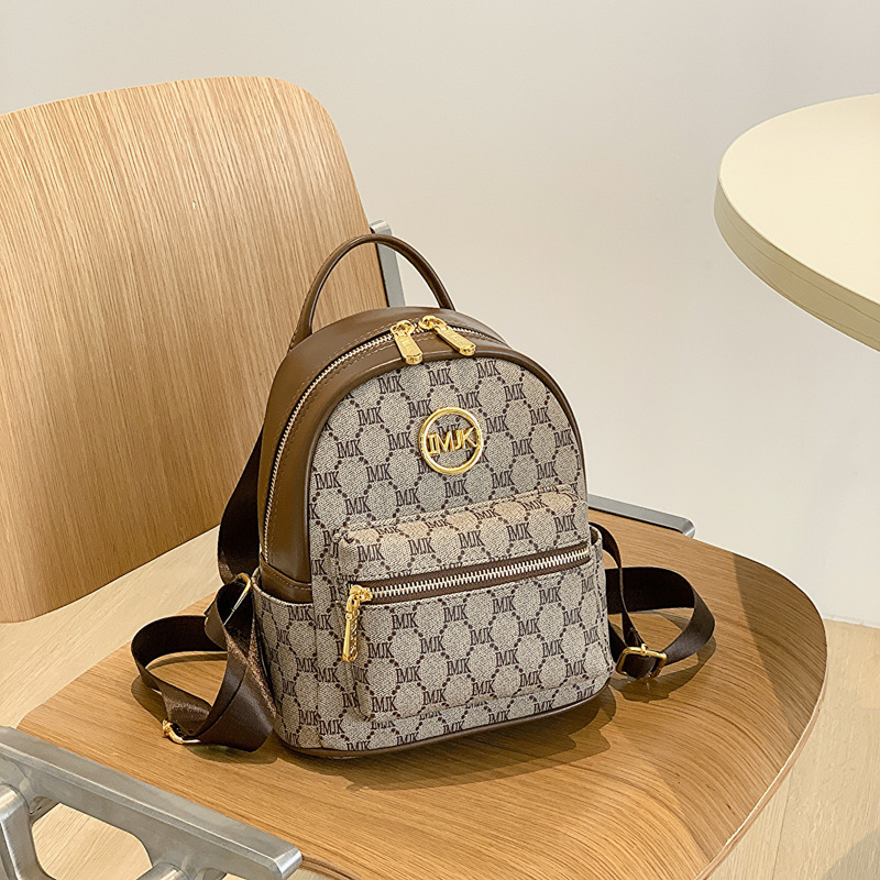 Bag Women 2025 New Fashionable Printed Women's Backpack Versatile Popular Women's Small Backpack Leisure Travel Bag