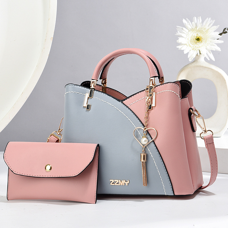 2025 Spring New European and American Mother and Child Bag Spot Wholesale Women's Handbag Large Capacity Multi Color Single Shoulder Crossbody Bag