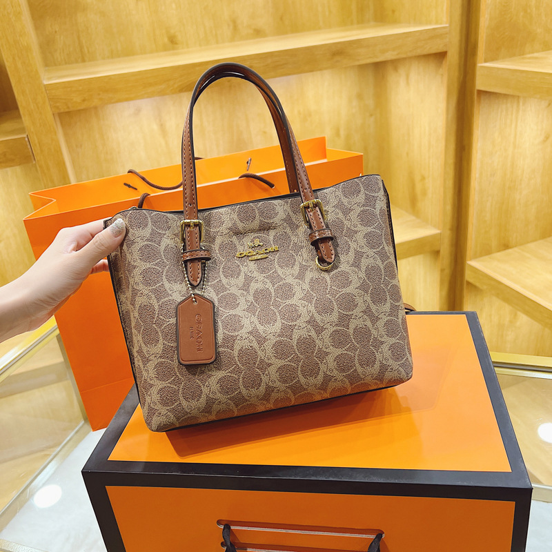 Summer Fashion Retro Printed Bag for Women 2025 New Classic Tote Bag, Hundred Handheld Shoulder Bag, Diagonal Cross Bag