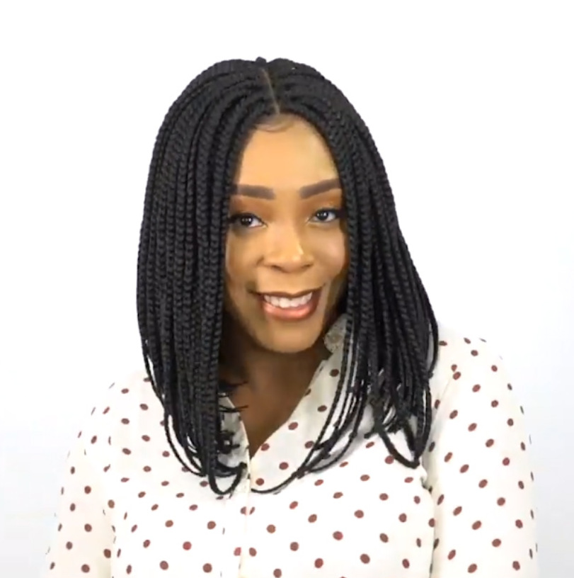 Cross border supply of African wigs, braids, European and American wigs, women's short hair, differentiated fiber head covers, Box Braid Wigs