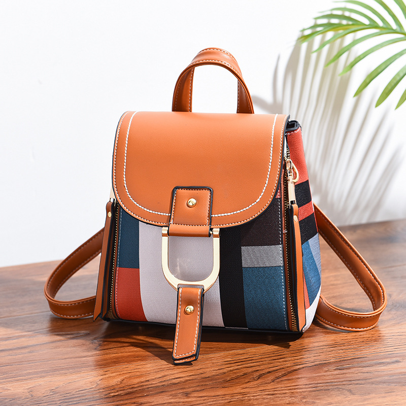 Shoulder Bag for Women 2025 New Korean Edition Trendy Back Bag Soft Leather Casual Fashion Travel Large Capacity Backpack