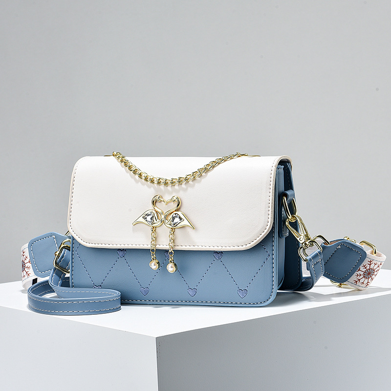 Bag for Women 2025 New Wide Shoulder Strap Versatile Cross Shoulder Fashion Single Shoulder Bag Small Square Bag Trendy Style Bag for Women