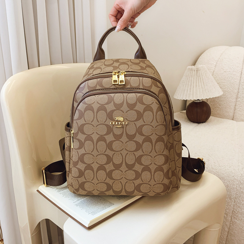 European and American backpack, unisex fashion backpack, casual travel bag, large capacity computer bag, business student backpack