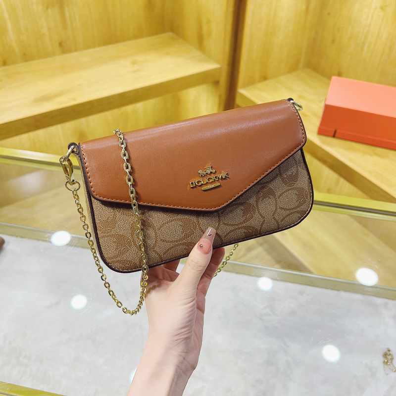 Internet celebrity high-end handbag women's 2025 new fashionable retro chain crossbody bag versatile single shoulder women's bag small square bag