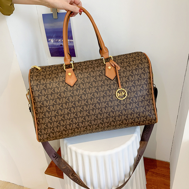 Internet celebrity handbag women's 2025 new fashionable printed women's bag versatile large capacity single shoulder handbag casual travel bag