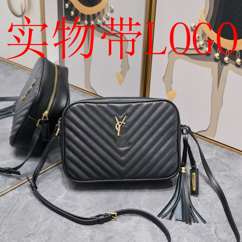 Luxury accessories, genuine leather women's bag, Yangshulin camera bag, 2023 new fashionable single shoulder crossbody bag, top layer cowhide