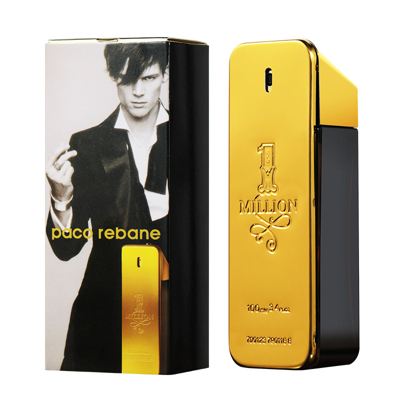 Cross border popular perfume, one million gold brick men's perfume, lasting fragrance, wooden fragrance, 100ml, wholesale by manufacturers