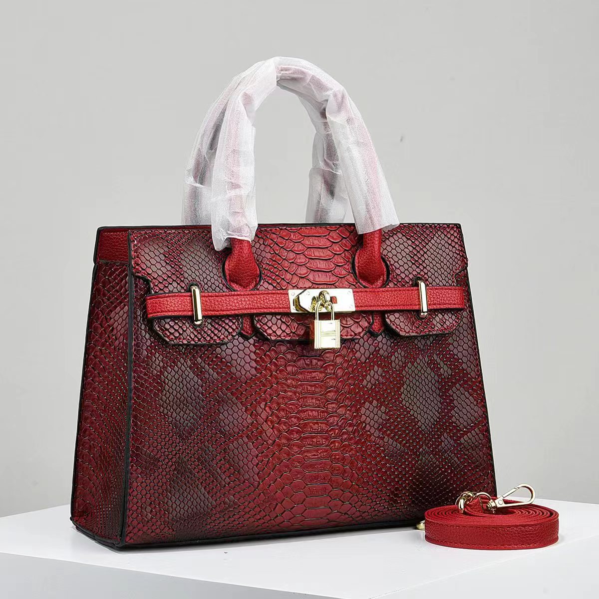 Mother's Day Gift 2025 New Middle aged Women's Handbag Luxury Wedding Mom Bag Red Wedding Bag Single Shoulder