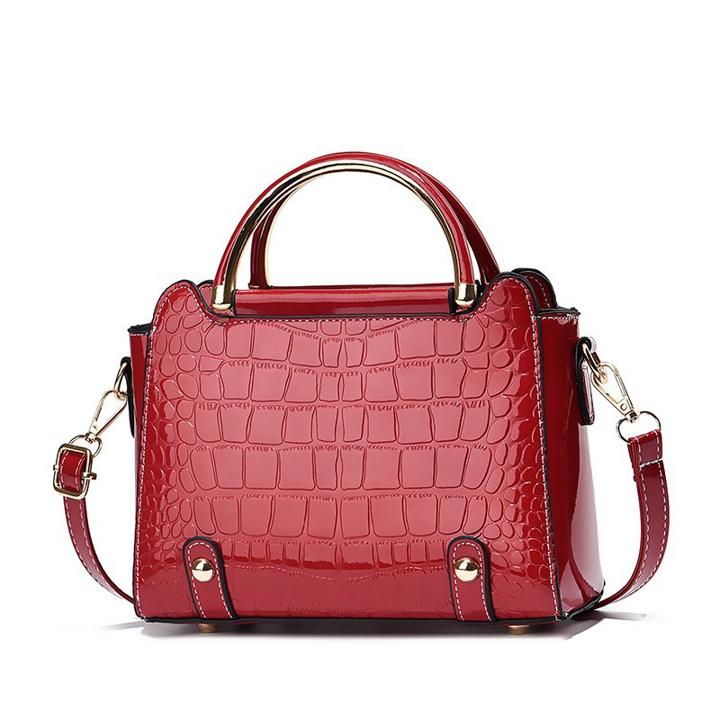 Crocodile Pattern Handheld Small Bag for Women 2025 New Style Time Versatile Crossbody Bag Simple Women's Niche Shoulder Bag