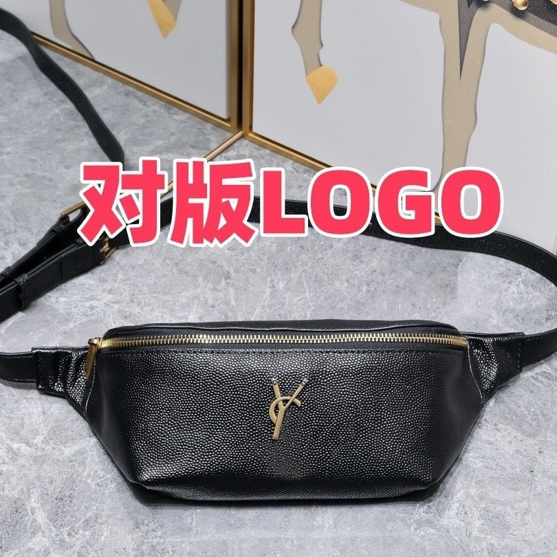 Y Home 24 New Large Logo Waist Bag Yangshulin Chest Bag High Quality Leather Luxury Jewelry Brand