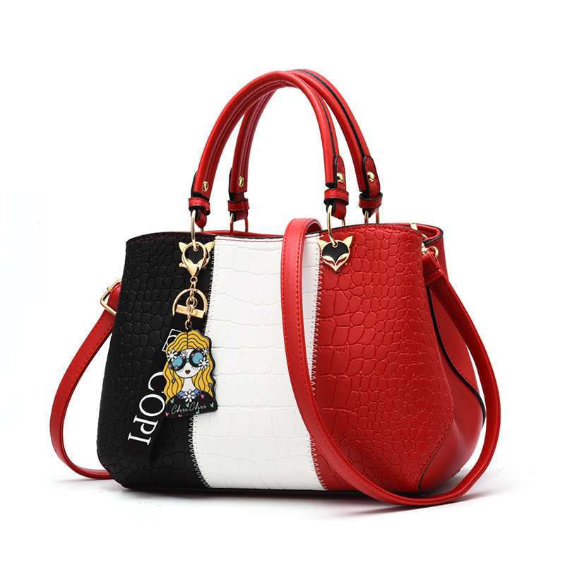 Women's large bag 2025 new style simple PU leather large capacity shoulder crossbody bag foreign trade handbag dropshipping