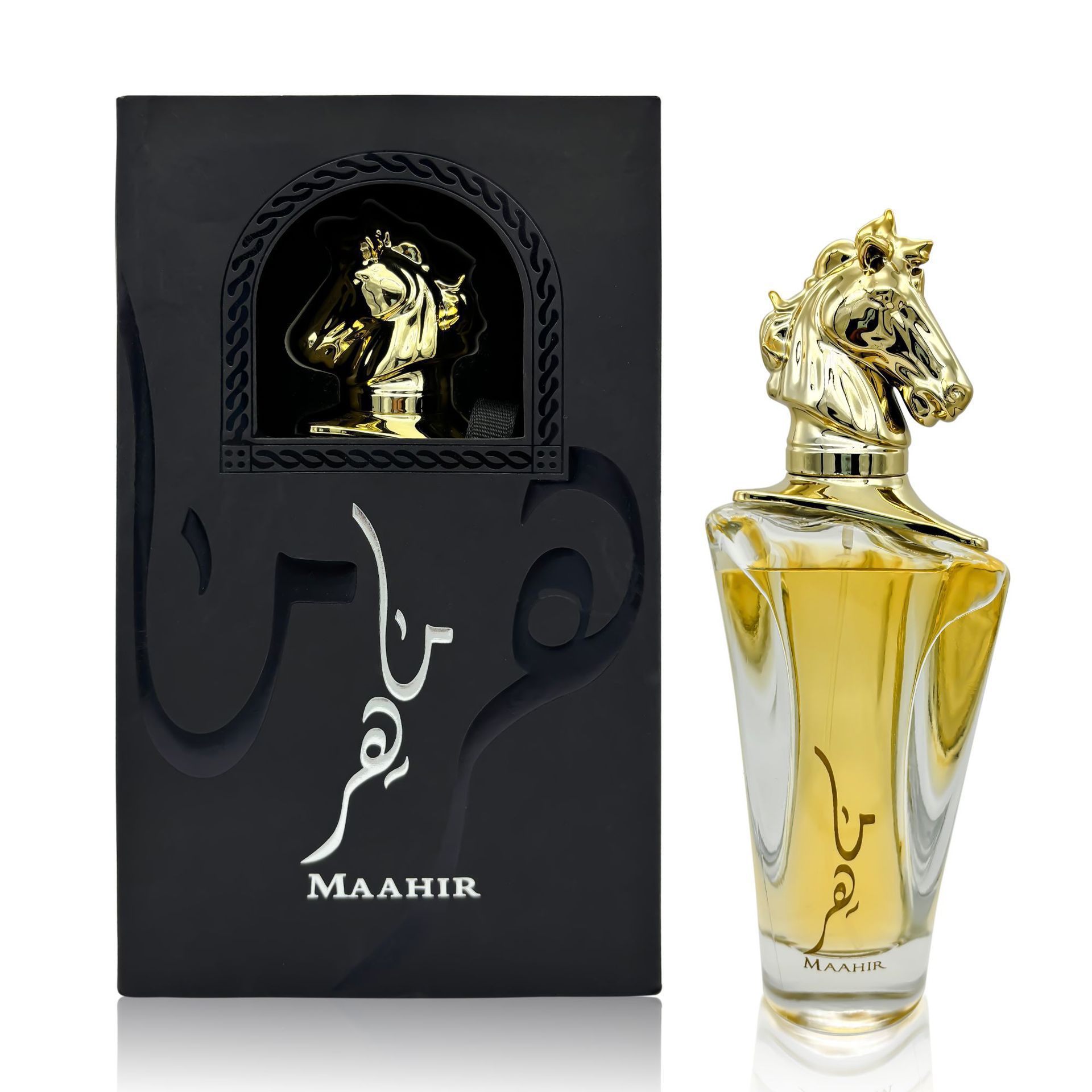 Cross border popular perfume Lattafa Perfumes Maahir 100ml Middle East Arabian horse head perfume