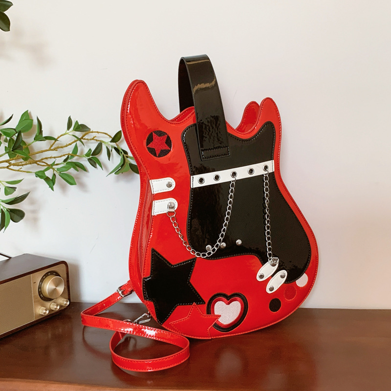 Bags Personalized Guitar Style Bag 2025 New Collection Forest Sweet Girl Western Style Versatile Travel Backpack Trendy