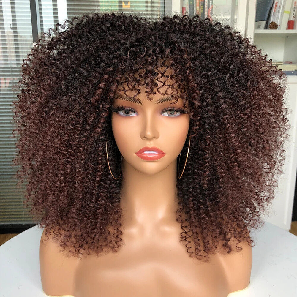 Cross border European and American high-temperature silk synthetic wig full head set, African small curly hair explosive head wig, wig manufacturer Cross border European and American high-temperature silk synthetic wig full head set, African small curly hair explosive head wig, wig manufacturer