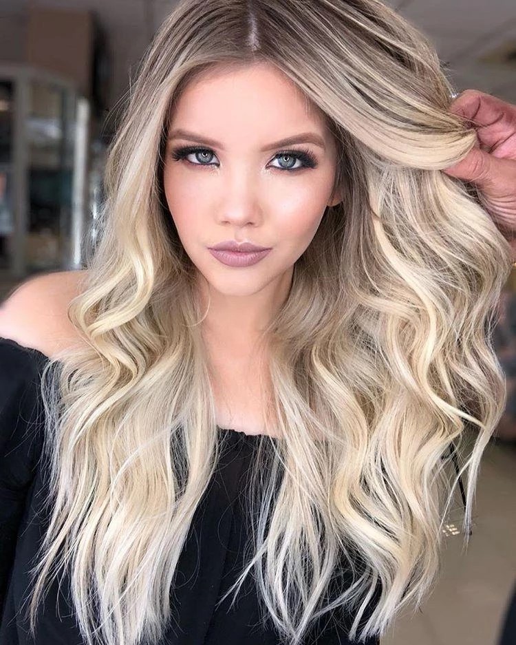 Amazon Cross border Europe and America New Wig Medium Split Gradient Yellow Long Curled Hair Women's Big Wave Wig Rose Net Amazon Cross border Europe and America New Wig Medium Split Gradient Yellow Long Curled Hair Women's Big Wave Wig Rose Net