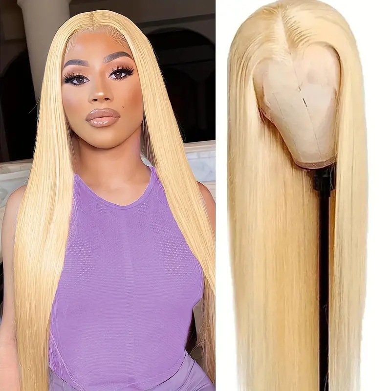 Amazon Cross border Foreign Trade European and American Fashion Front Lace Wig African Hot Selling Mid split Long Straight Fiber Headset