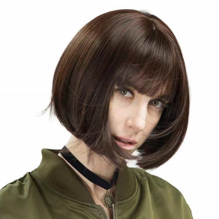 Wig for women, short curly hair, short hair for women, fluffy and natural, African, European and American fashion hairstyle manufacturers, spot wholesale, foreign trade Wig for women, short curly hair, short hair for women, fluffy and natural, African, European and American fashion hairstyle manufacturers, spot wholesale, foreign trade