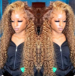 Cross border wig Amazon hot selling African hand hook 13 * 4 front lace synthetic wig black medium split long curly hair Cross border wig Amazon hot selling African hand hook 13 * 4 front lace synthetic wig black medium split long curly hair