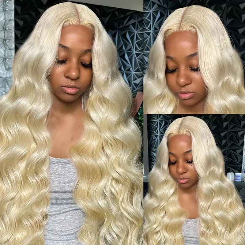 Cross border hot selling lace wig for women, big wavy long curly hair, light golden wavy curly hair, Front Lace Wig Cross border hot selling lace wig for women, big wavy long curly hair, light golden wavy curly hair, Front Lace Wig