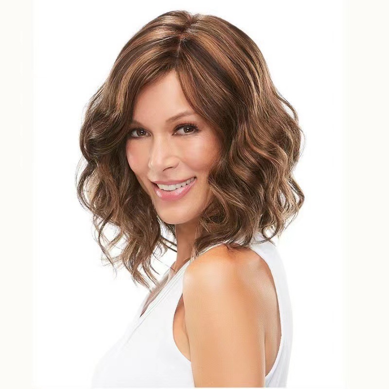 Wig for women, short curly hair, short hair for women, fluffy and natural, African, European and American fashion hairstyle manufacturers, spot wholesale, foreign trade Wig for women, short curly hair, short hair for women, fluffy and natural, African, European and American fashion hairstyle manufacturers, spot wholesale, foreign trade