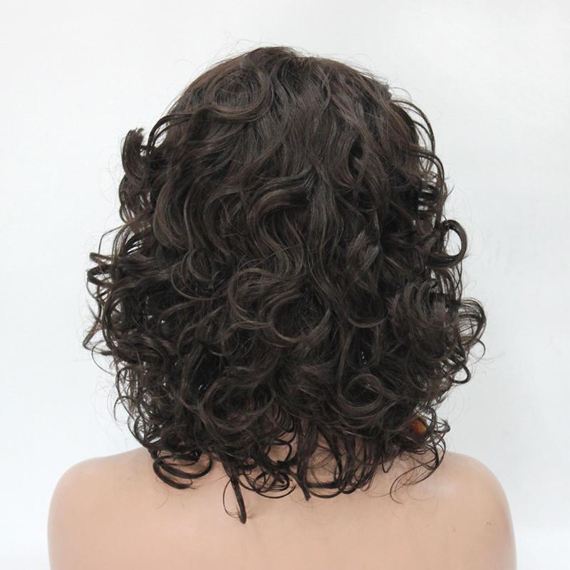 European and American wig cross-border wool roll medium long short hair diagonal bangs fluffy natural small curly hair synthetic headband wig European and American wig cross-border wool roll medium long short hair diagonal bangs fluffy natural small curly hair synthetic headband wig