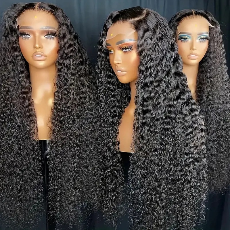 Cross border fashion front lace 13 * 4 wig Amazon hot selling small coiled tube explosive head curly hair cover Cross border fashion front lace 13 * 4 wig Amazon hot selling small coiled tube explosive head curly hair cover
