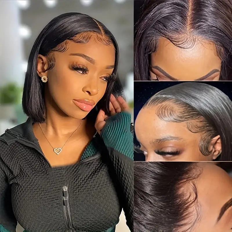 Amazon hot selling bobo bob wig front lace hair cover lace wig cover factory in stock hair replacement wigs Amazon hot selling bobo bob wig front lace hair cover lace wig cover factory in stock hair replacement wigs