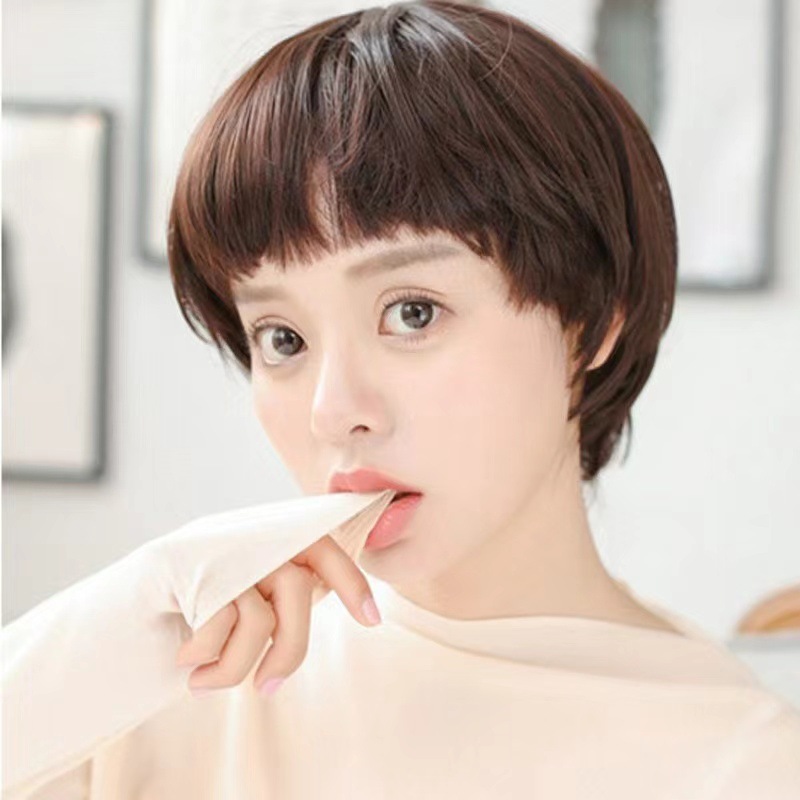 Wig for women, short curly hair, short hair for women, fluffy and natural, African, European and American fashion hairstyle manufacturers, spot wholesale, foreign trade Wig for women, short curly hair, short hair for women, fluffy and natural, African, European and American fashion hairstyle manufacturers, spot wholesale, foreign trade