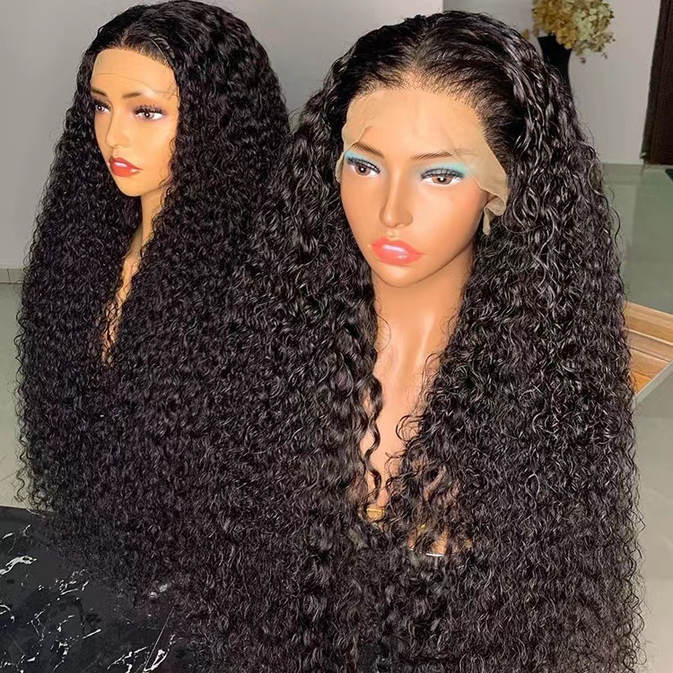 Cross border wig, European and American women's new product, black headband, fluffy long curly hair, mid split full top wig, head style wig Cross border wig, European and American women's new product, black headband, fluffy long curly hair, mid split full top wig, head style wig