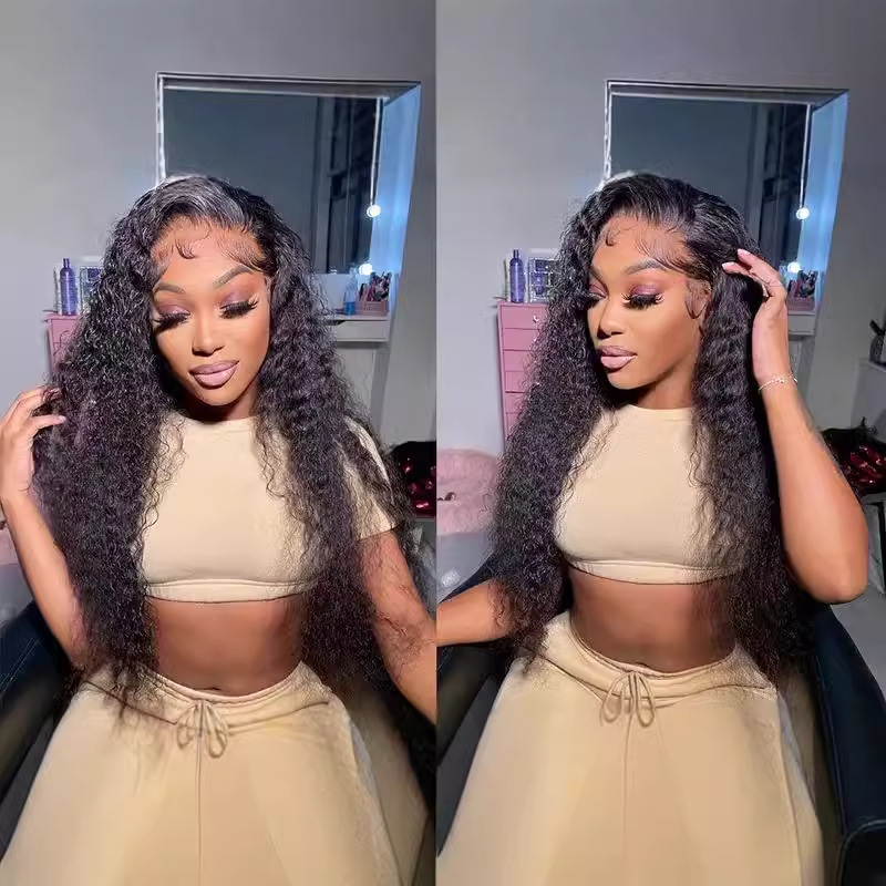 Cross border European and American Fashion Lace Wig Foreign Trade Africa Hot Selling Small Roll Tube Long Roll Hair Chemical Fiber Head Cover Cross border European and American Fashion Lace Wig Foreign Trade Africa Hot Selling Small Roll Tube Long Roll Hair Chemical Fiber Head Cover