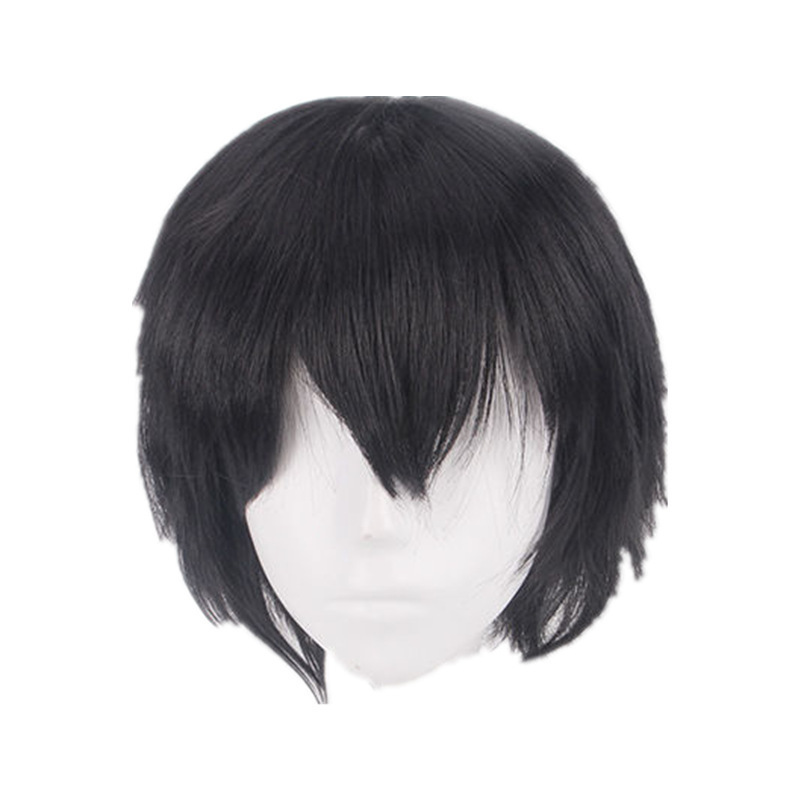 Hot selling Harajuku anti upturned male hair anime wig, European and American short hair anti upturned styling, universal cosplay color wig Hot selling Harajuku anti upturned male hair anime wig, European and American short hair anti upturned styling, universal cosplay color wig
