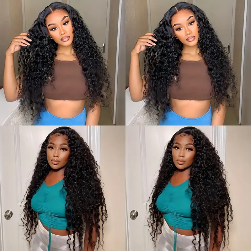 Cross border European and American fashion front lace synthetic wig Amazon Africa hot selling small roll tube long roll hair cover Cross border European and American fashion front lace synthetic wig Amazon Africa hot selling small roll tube long roll hair cover