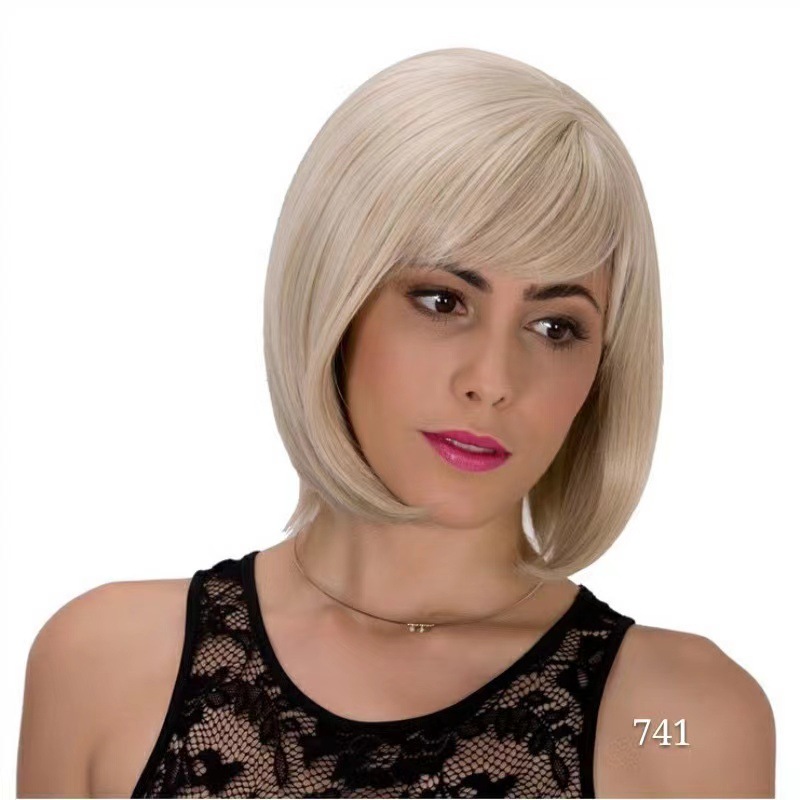 Wig for women, short curly hair, short hair for women, fluffy and natural, African, European and American fashion hairstyle manufacturers, spot wholesale, foreign trade Wig for women, short curly hair, short hair for women, fluffy and natural, African, European and American fashion hairstyle manufacturers, spot wholesale, foreign trade