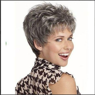 2018 European and American Cross border New Amazon eBay Wish Hot Selling Fashion Short Hair Wig Manufacturer Direct Sales