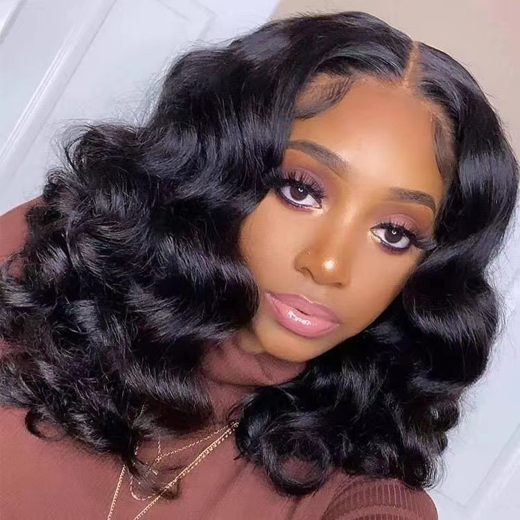 Amazon European and American Women's Wig High Temperature Silk Fiber Full Top Headset Short Curly Hair Small Wave Wig Wholesale Amazon European and American Women's Wig High Temperature Silk Fiber Full Top Headset Short Curly Hair Small Wave Wig Wholesale