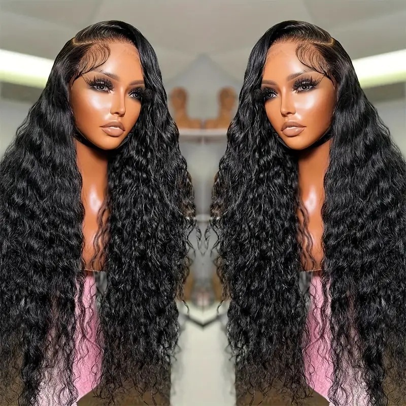 Cross border European and American Fashion Lace 13 * 4 Lace Wig African Women's Small Curling Tube Explosion Head Curling Head Cover Cross border European and American Fashion Lace 13 * 4 Lace Wig African Women's Small Curling Tube Explosion Head Curling Head Cover
