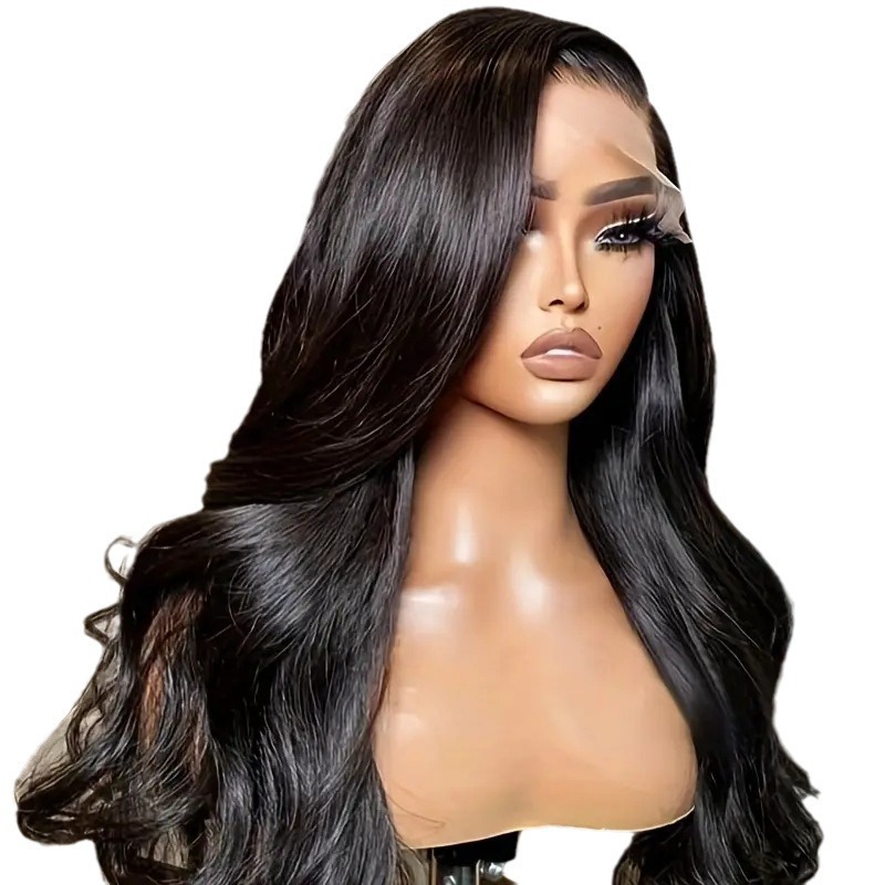 Amazon Cross border European and American Fashion Wigs Hot Selling Front Lace Lace Large Wave Long Curled Hair Fiber Headset Amazon Cross border European and American Fashion Wigs Hot Selling Front Lace Lace Large Wave Long Curled Hair Fiber Headset